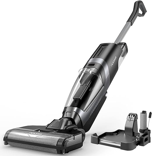 Tesvor R5 Pro 3-in-1 Washing Vacuum Cleaner, Suction Mop with 900 ml Water Tank, 4000mAh Battery