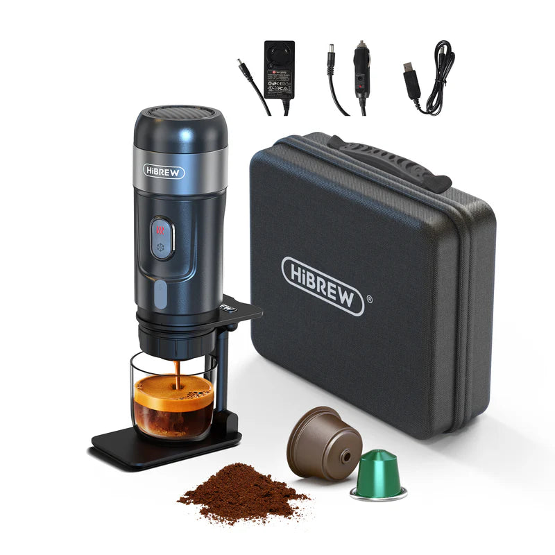 HiBREW H4A Portable Coffee Machine for Car & Home (Use Code HIBREW21 to Save €21)