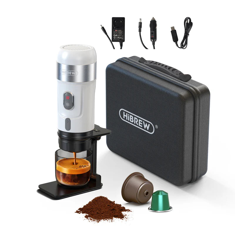 HiBREW H4A Portable Coffee Machine for Car & Home (Use Code HIBREW21 to Save €21)