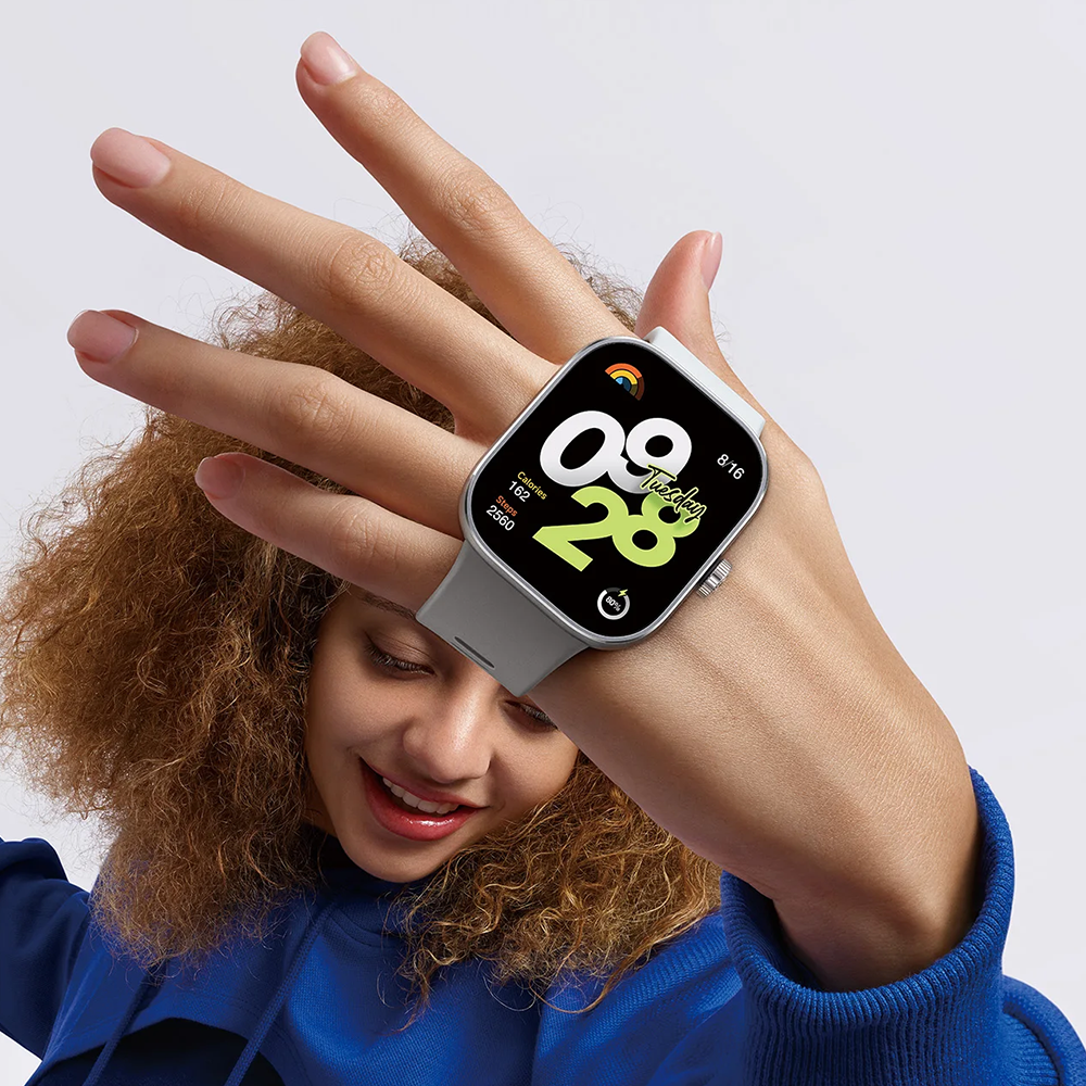 Redmi Watch 4, écran AMOLED 60 Hz 1,97", jusqu'à 20 jours d'autonomie, mesures de la fréquence cardiaque et de l'oxygène dans le sang