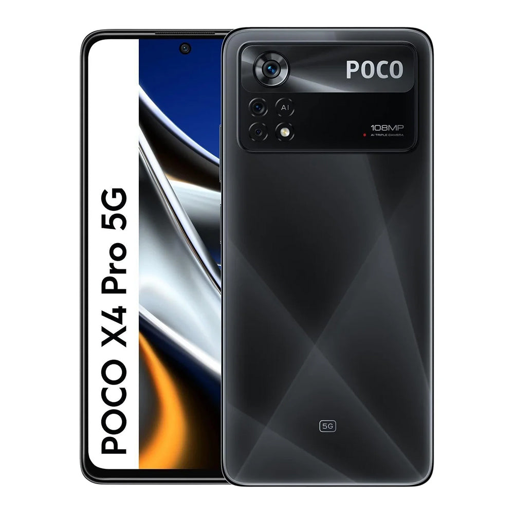 Xiaomi POCO X4 Pro 5G, 8G+256 GB, 120 Hz AMOLED-Display, 108 MP Dreifachkamera, 67 W Turboladung, Laser Black